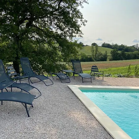 Willa Chateau De La Broquere - Chapelle Piscine -vue Pyrenees -15 Pers